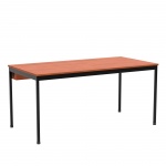EDV-Tisch, 160x80 cm (B/T), 72 cm hoch, Holzkabelkanal mit Deckel, 